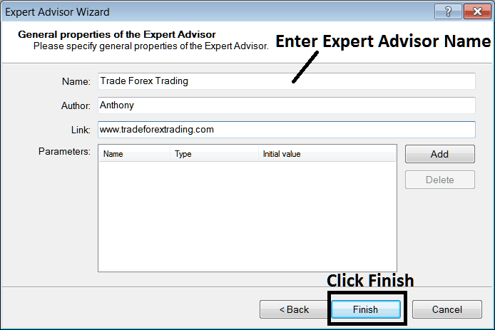 Commodities Trading MT4 Software MetaEditor How to Add Commodity Expert Advisors