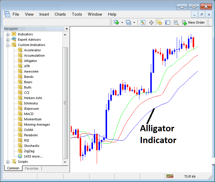 MetaTrader 4 Alligator Commodity Indicator Guide For Beginner Traders