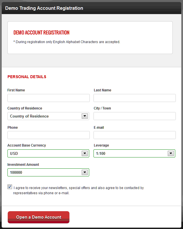 Energies Trading Demo Account Registration Details How to Open MT4 Energies Practice Account - MT4 Practice Account