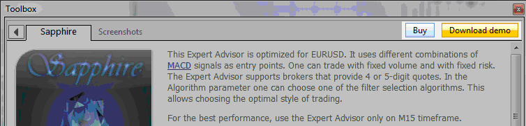 Example of How to Find a Energies Trading EA from the MQL5 Energies Trading Automated Expert Advisor Robots Market