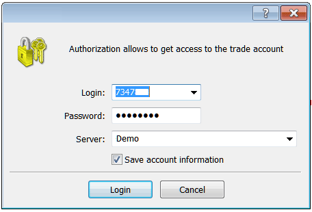 MT4 XAGUSD Trading Platform Login Username and Password as Shown Below