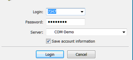 Save Demo XAGUSD Account Information Login and Password